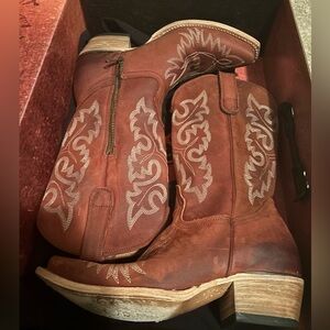Freebird Rust Suede Boots